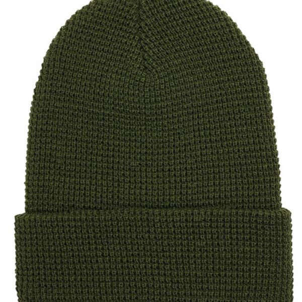 Waffle Cuffed Knit Beanie Thumbnail