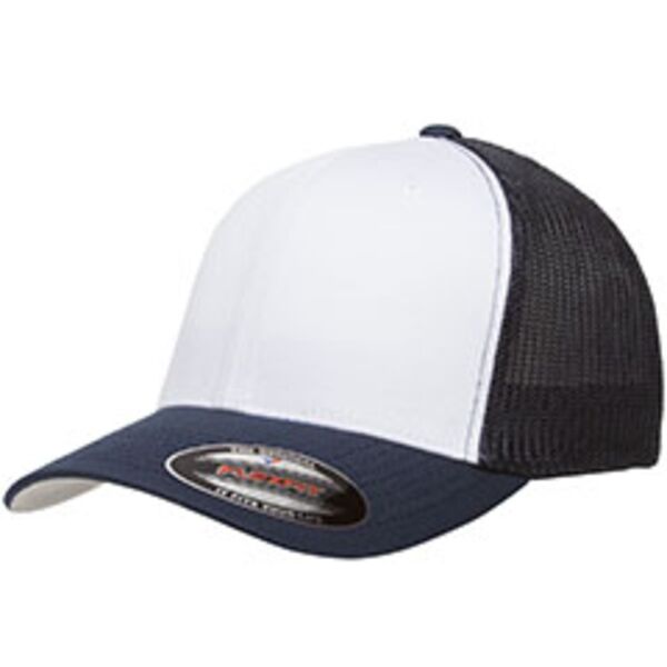 Flexfit Trucker Mesh with White Front Panels Cap Thumbnail