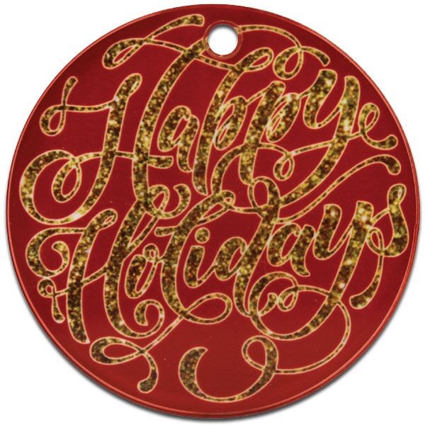 Acrylic Ornament - Round Thumbnail