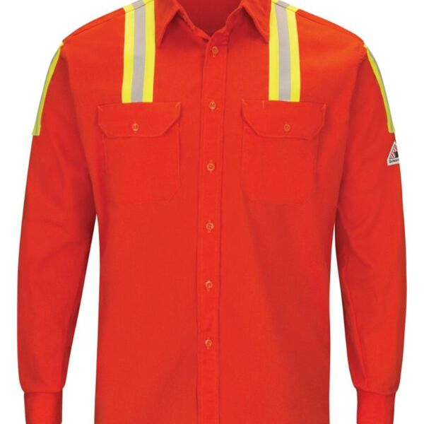 Men's Enhanced Visibility Long Sleeve Uniform Shirt Thumbnail
