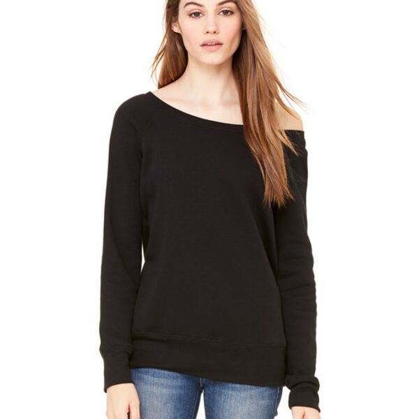 Ladies' Sponge Fleece Wide Neck Sweatshirt Thumbnail